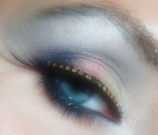 Have a makeover at the counter to learn tips on using colors and blending eyeshadows.