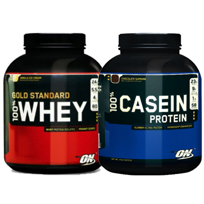 Whether you use whey protein or casein is a matter of preference and what is available. It makes no difference to the outcome of the pancakes.