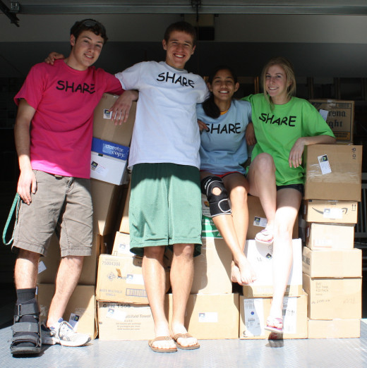 Volunteering can help teenagers learn valuable skills and to work as a team, while helping others.