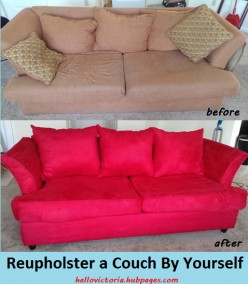Home Décor DIY: How to Reupholster a Couch By Yourself (Especially If You're a Beginner)