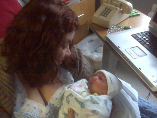 Me and Chloe our first pic!