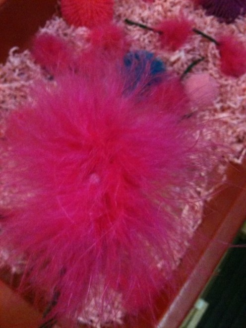 Horton Hears a Who flower from sensory table.