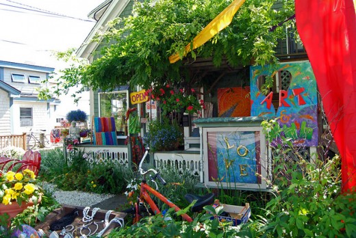 A working workshop on Rocky Neck