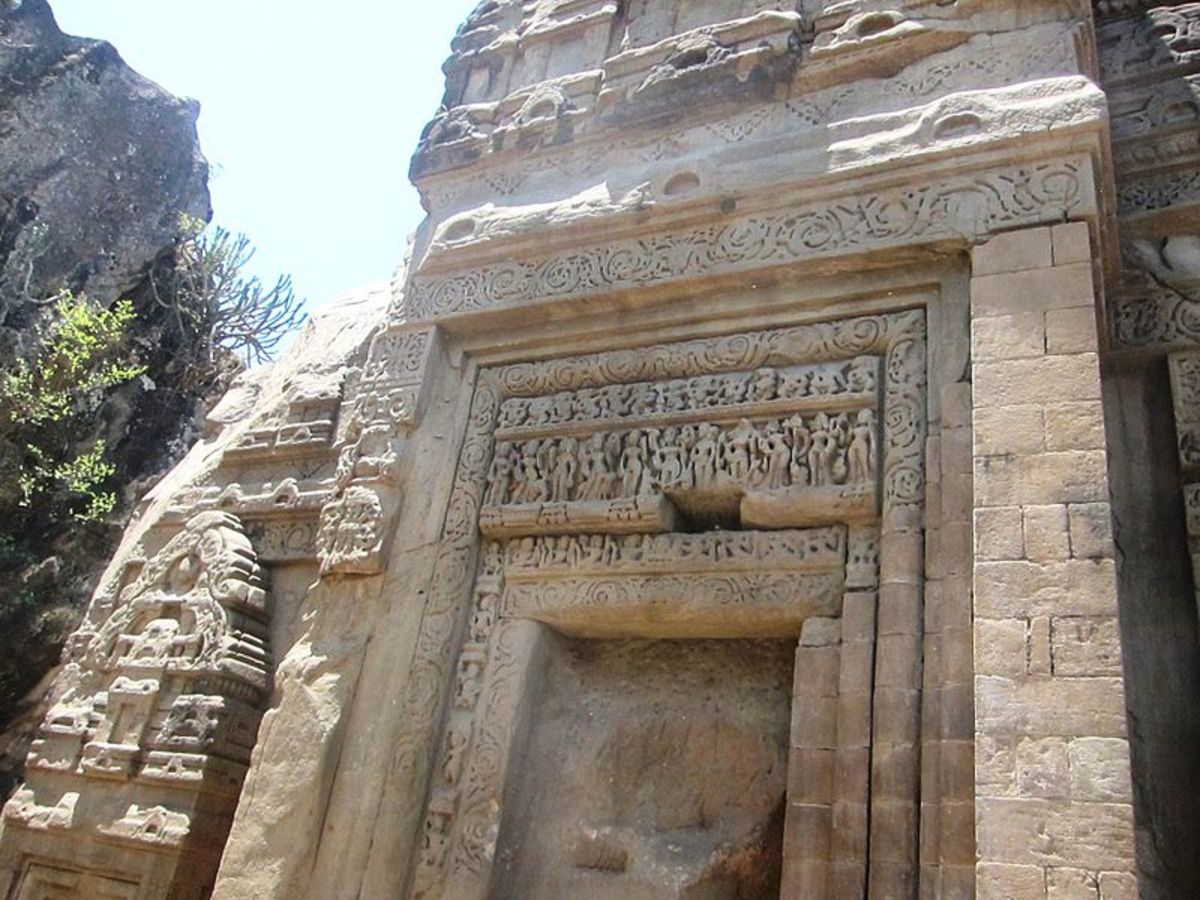 Carving at Masrur Temple
