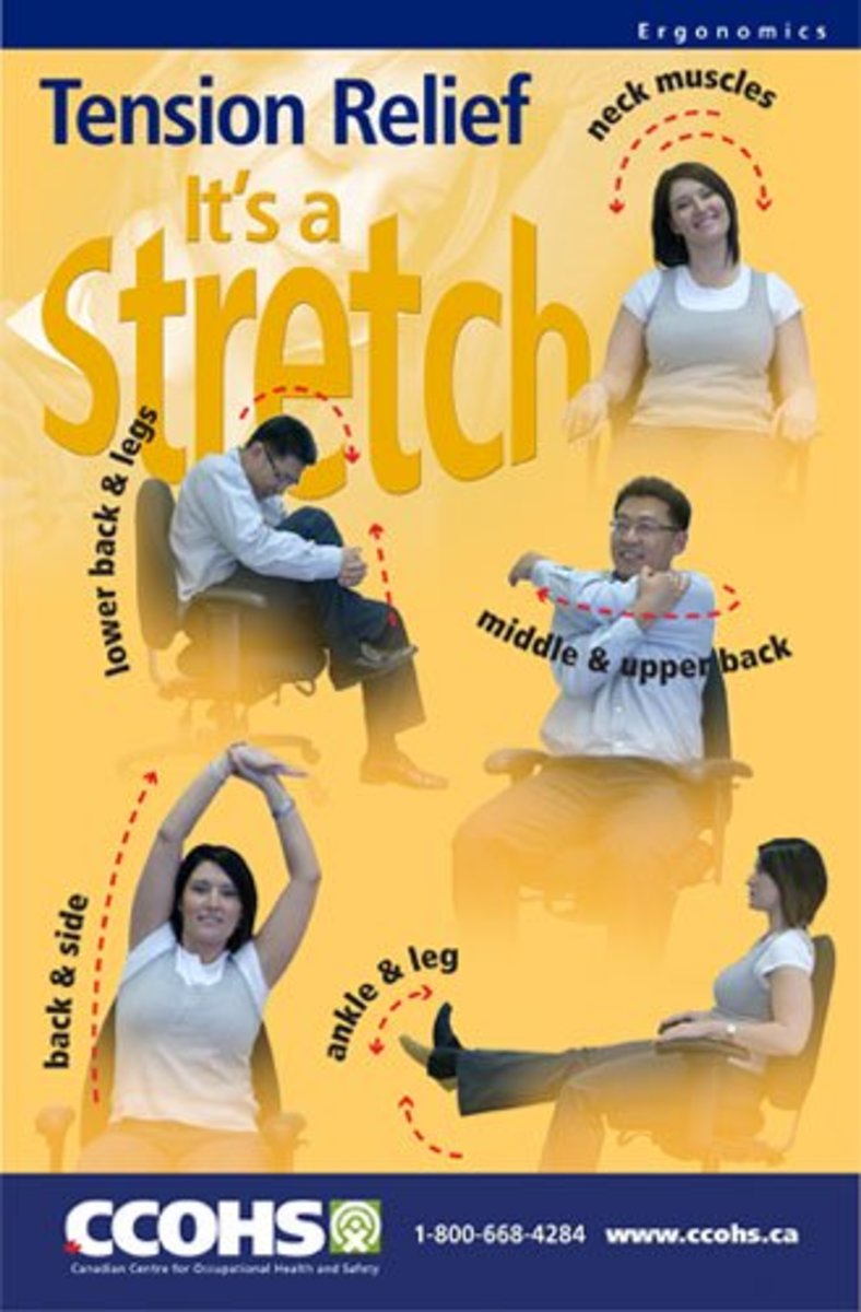Printable stretching routine