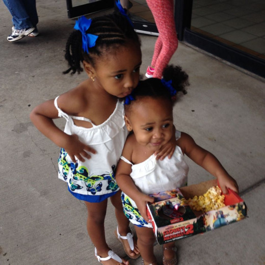 Selah 3yrs and Mia 1 1/2 yrs old