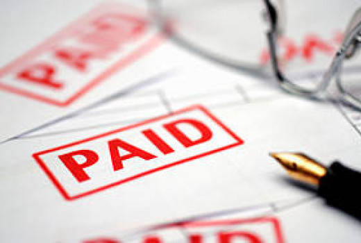 Pay off past-due bills