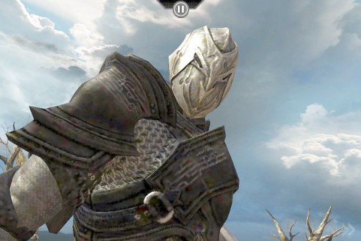 An Infinity Blade character