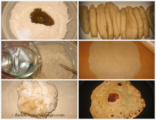 Whole Wheat Olive Oil Tortillas: Six steps that aren't that tricky!  