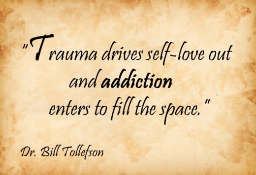 Trauma drives self-love away