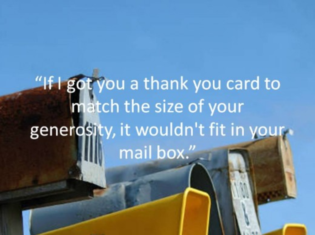 Thank You Messages to Write in a Card