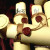 Two parts handmade paper tube Two parts handmade paper tube