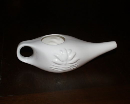 Use a neti pot for allergy relief