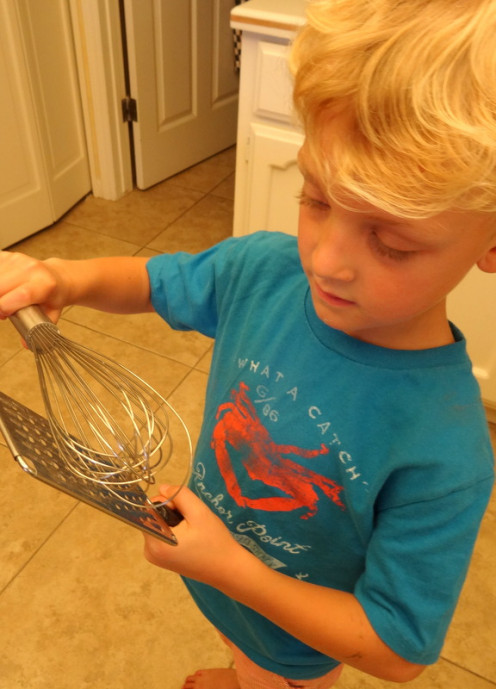 Cheese grater and wire whisk