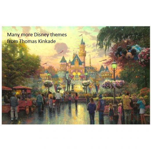 Disney Theme Painting by Thomas Kinkade