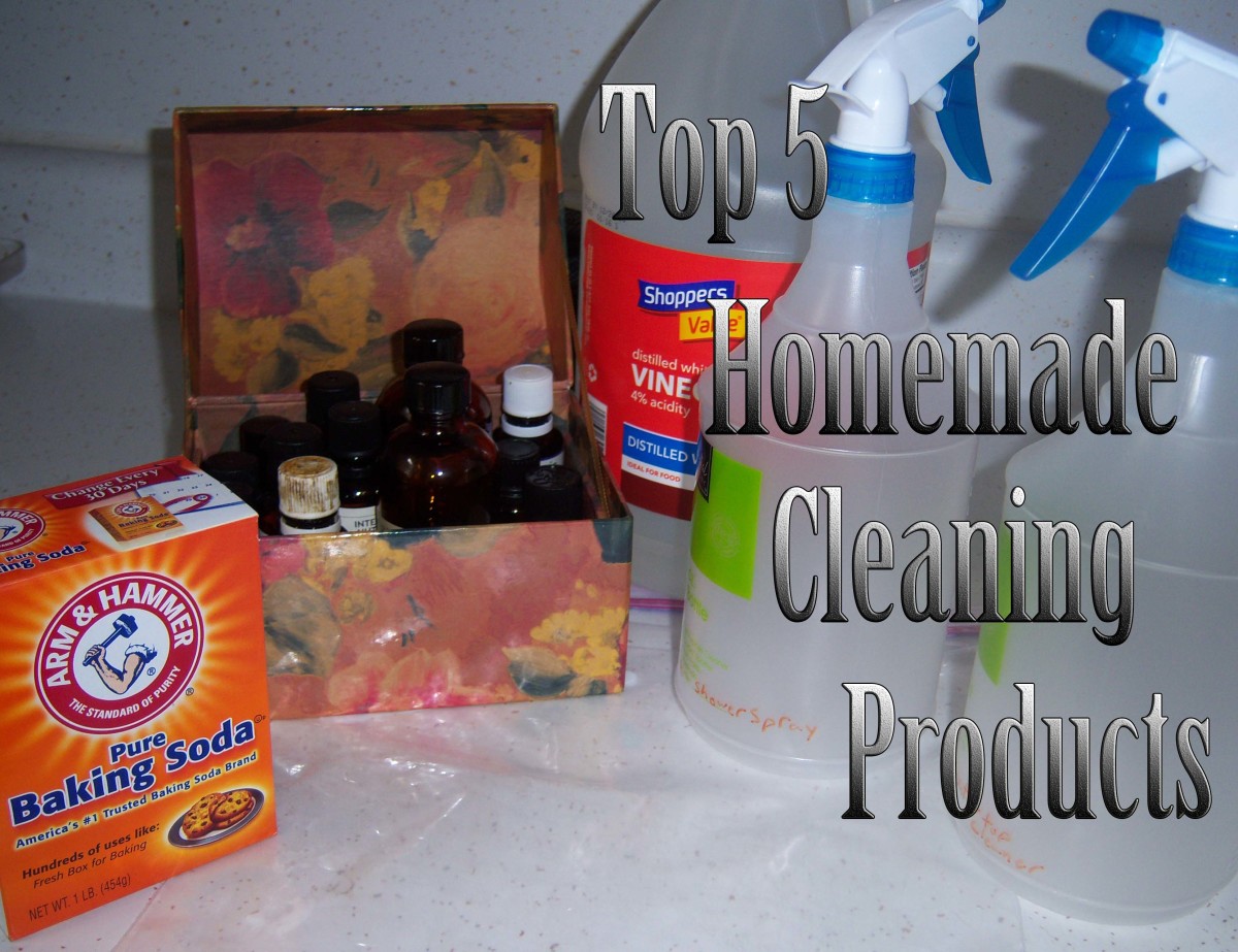 Top 5 Homemade Cleaning Products