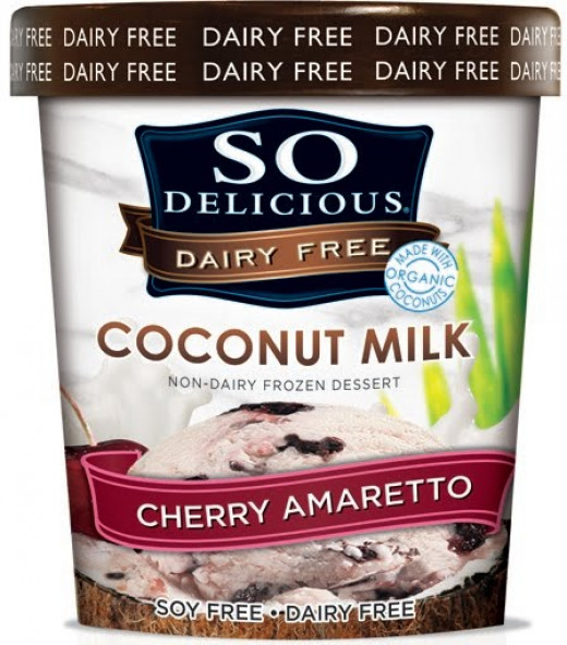 So Delicious Cherry Amaretto Coconut Milk Ice Cream: Dairy Free ...