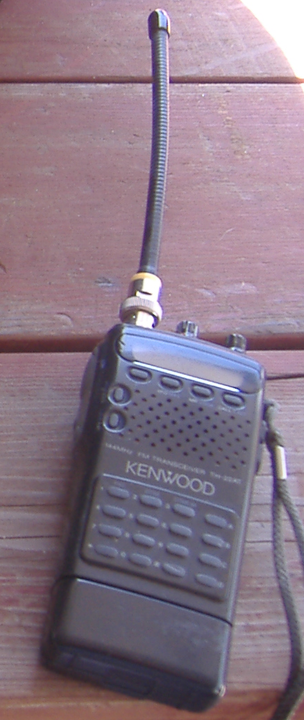 A 2 meter hand held radio is a good starting place and is far more adaptable than many amateur radio enthusiasts would have you believe.