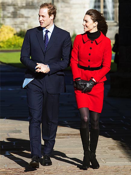 The pair revisit their Alma Mater, St. Andrews University, which is also the place where they first met.