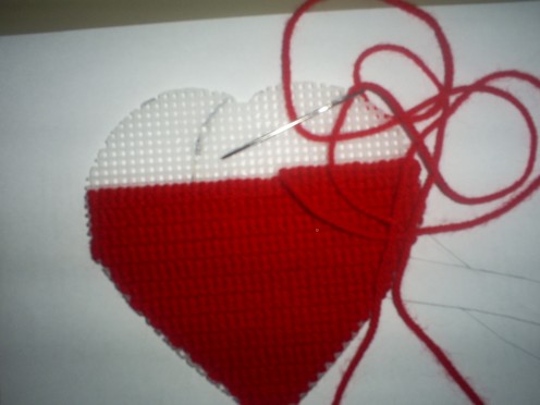 Rather would cross stitch a heart than go with a cheapskate on a blind date.