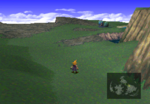 Overworld of Final Fantasy VII