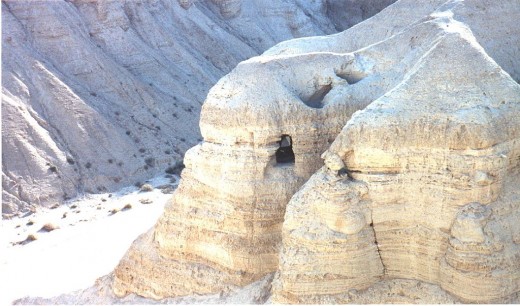 The Dead Sea caves of Qumran: no better hiding place