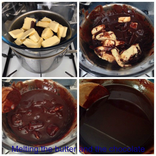 Stages of Melting The Butter and Chocolate