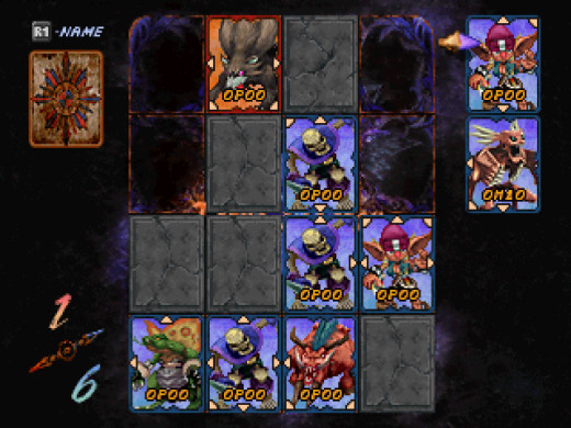 The Tetra Master card battle minigame