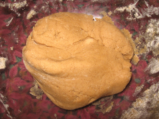5. Using your hands, gently knead the dough in the same bowl until all the ingredients are combined.  This will just take a minute.    