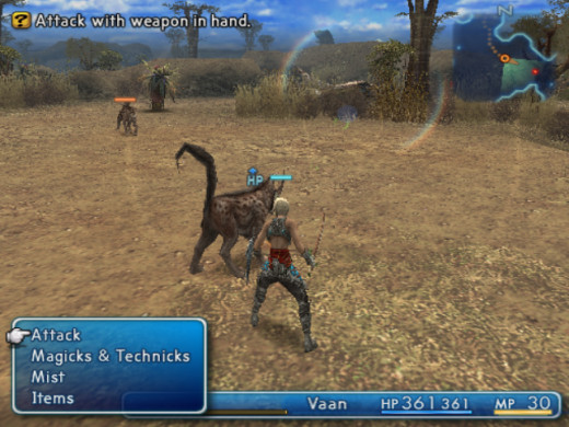 Combat in Final Fantasy XII