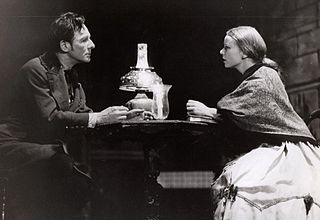 Gielguld and Dolly Haas In The Broadway Production of Dostoevsky's 'Crime And Punishment'