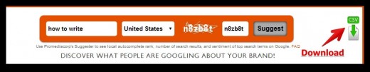 Promediacorp’s Suggester: free keyword tool