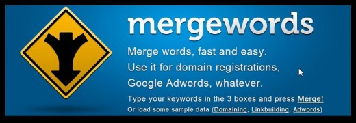 Mergewords tool
