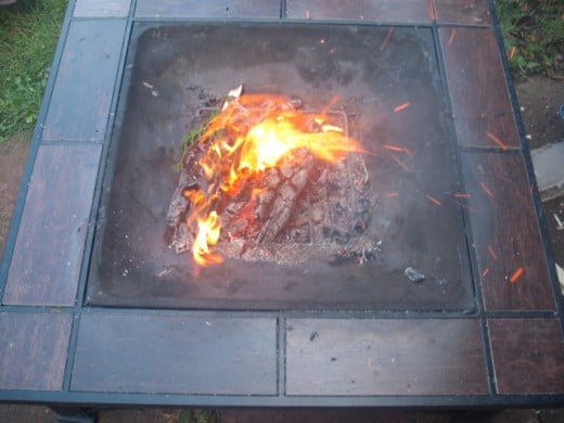 A lot of sites hire out firepits for your use.