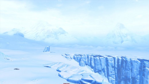 (2 of 2) Hoth the Ice planet. The snow swept plains stretching out forever