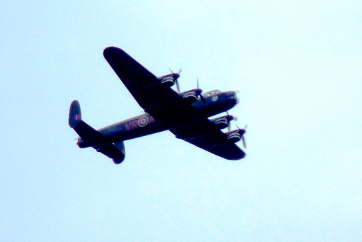 The Avro Lancaster Bomber Flying over Hamilton