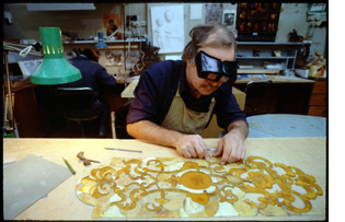 Painstaking re-creation of the Amber Room 