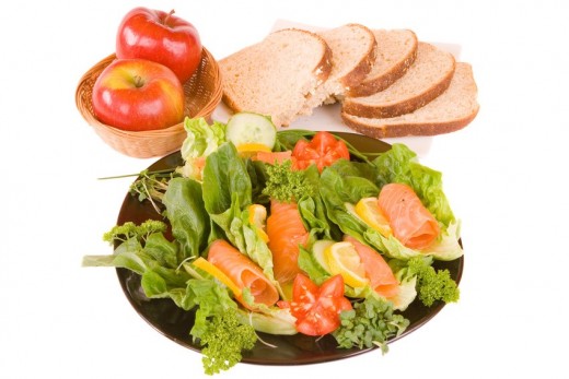 Don't ever starve yourself-- just eat healthy! 