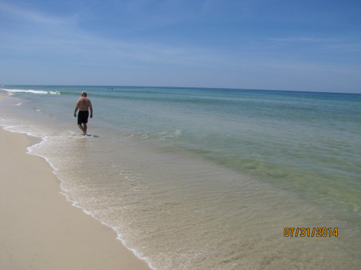 Walking the Beach at Cape San Blas - St. Joseph Peninsula State Park, Florida