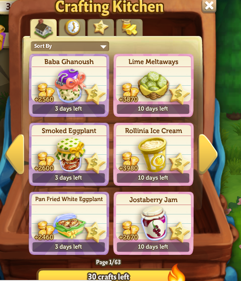 Cooking recipes in Farmville 2 is a great way to get experience and get coins.