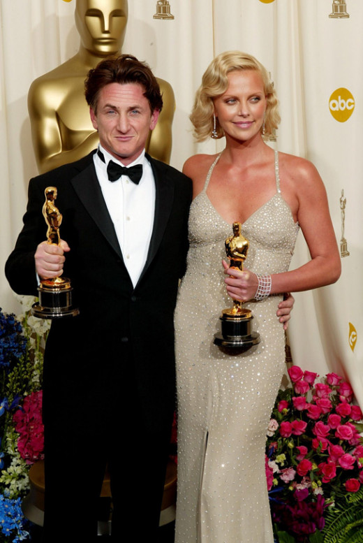 Sean Penn and Charlize Theron