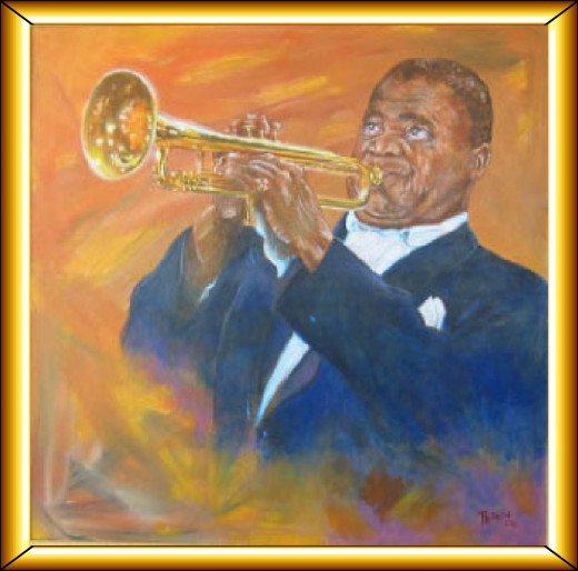 Satchmo. Acrylic on Canvas.