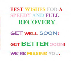 what do you say on a get well soon card