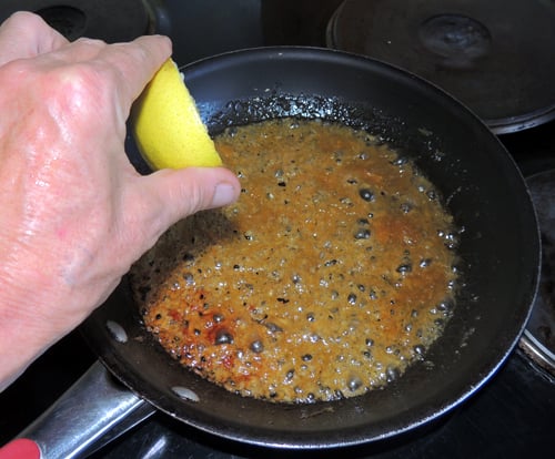 add some lime (or lemon) juice AFTER removing from heat (to prevent bitterness) --let cool a little, not too much...