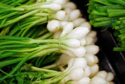 Make sure to only eat the green part of the scallions while following the FODMAP diet.