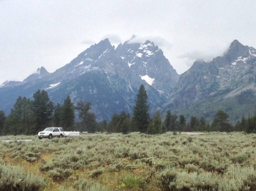The jagged beauty of the Tetons.
