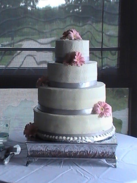 John and Tenzin's Wedding cake