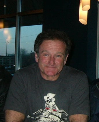 Robin Williams--almost always smiling!