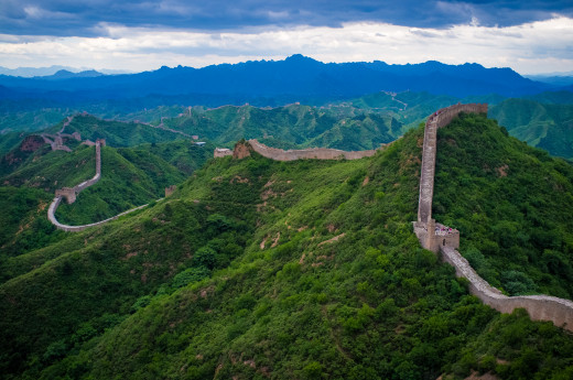 The Great Wall of China in JinShanLing