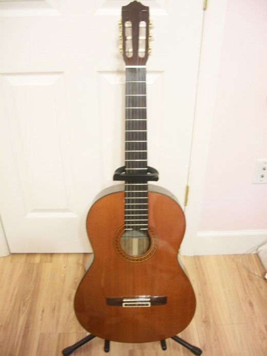 The Guitar is a good entry level guitar with a good start for any beginner.